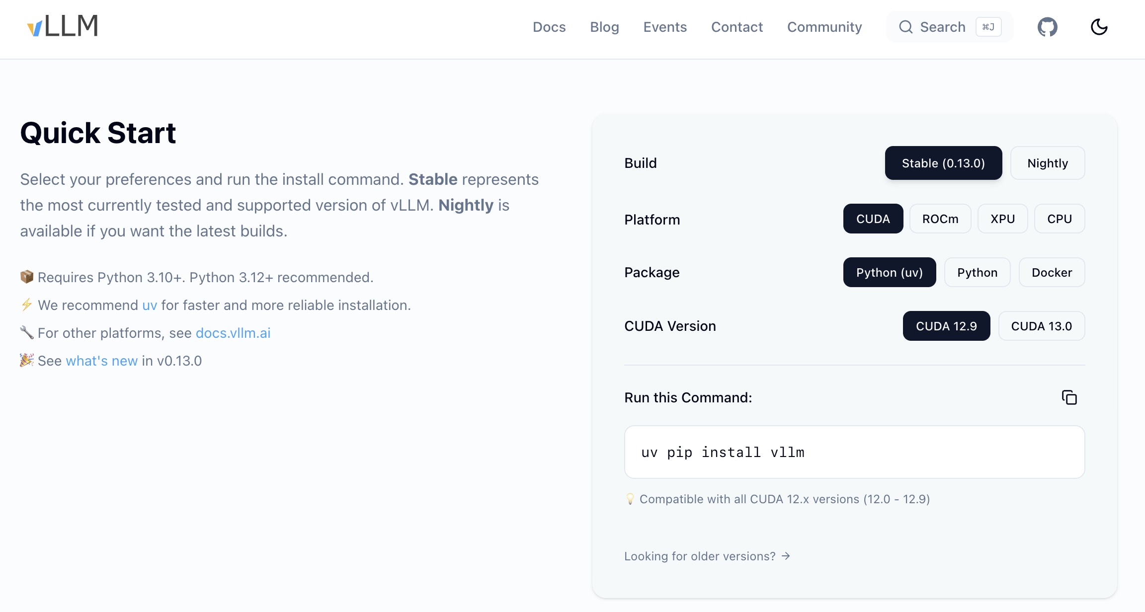 vllm-ai website